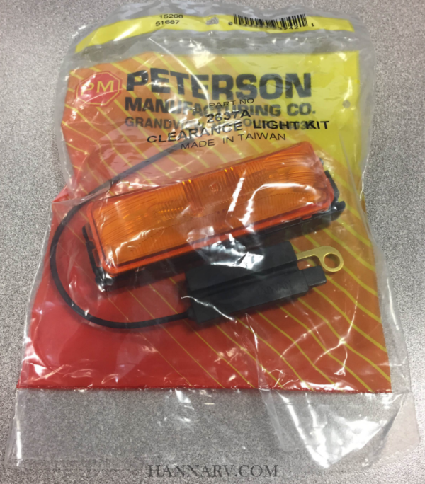 Peterson 2637A Amber Clearance Light Kit